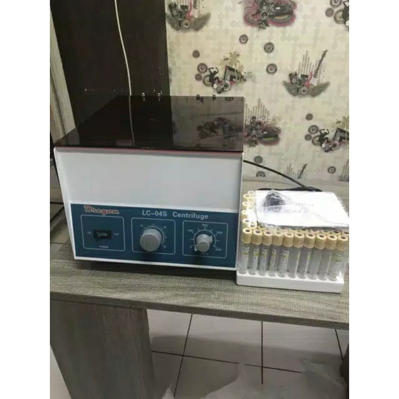 Mesin Centrifuge 12 Hole Dermatology untuk PRP Free Tabung 100 pcs