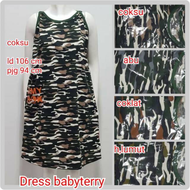 Daster singlet kaos babyterry