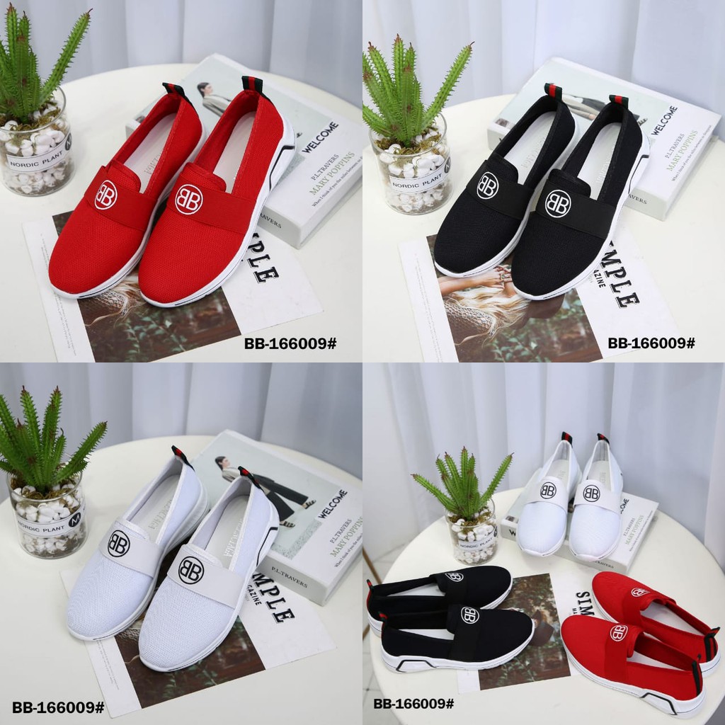 SEPATU WANITA-SEPATU IMPORT- BALENCIAGA BB Canvas Fabric Sneakers