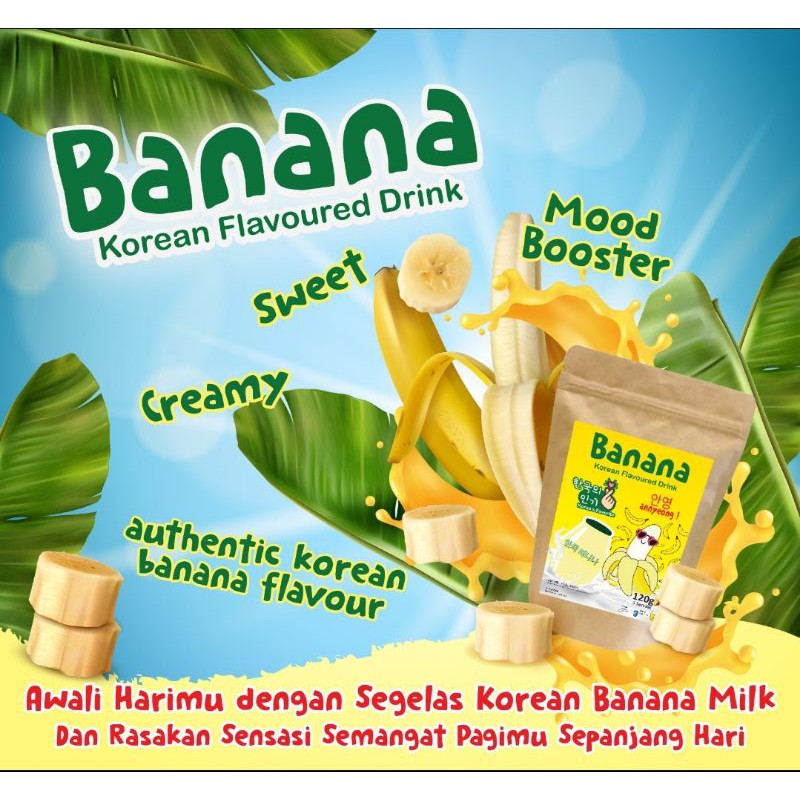 

Milk Drink Korean Flavored rasa Banana