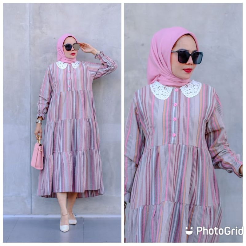 MIDI DRESS KATUN TRISET ATHAYA