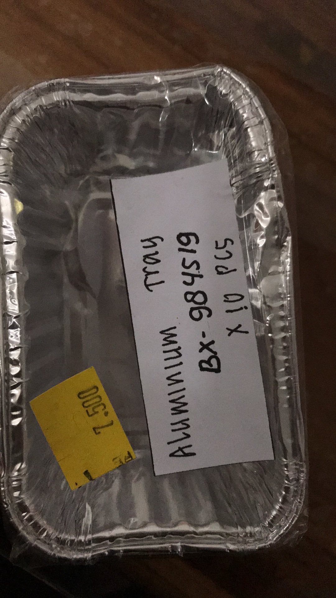 Aluminium / Alu Tray Bx - 984519 140 Ml ( 1 Pack = 10 Pcs )