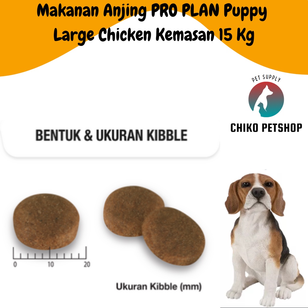 PRO PLAN Dog Puppy Healthy Growth &amp; Development Large Chicken 15 Kg