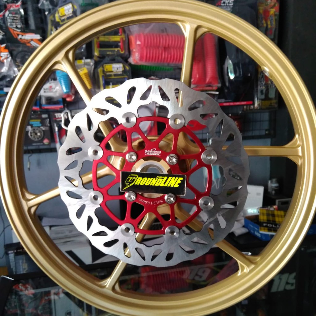 Velg BRT chemco jupiter z + piringan moto1 floating