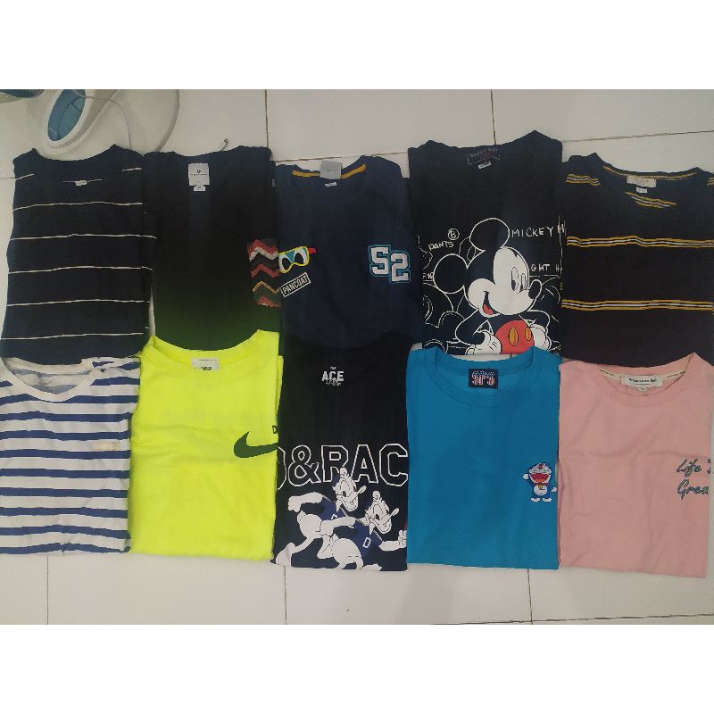 Borongan Kaos full brand 10pcs