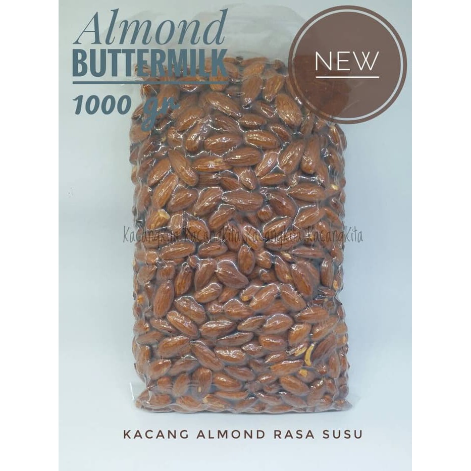 

Almond ButterMilk / Kacang Almond rasa Susu tanpa cangkang 1000gr