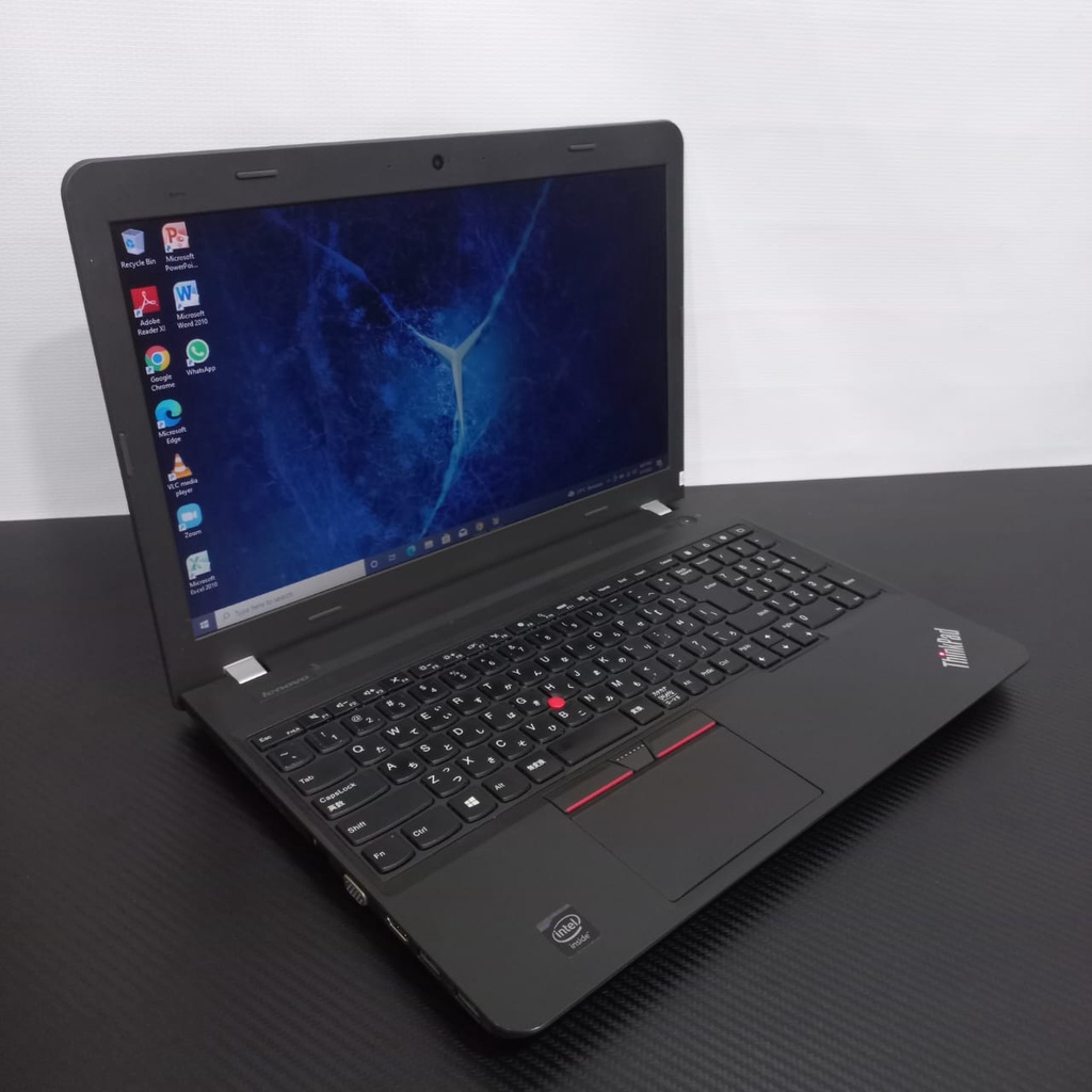 Laptop Lenovo E550 Intel Celeron 3205U Ram 4GB HDD 500GB Win 10 - Siap pakai