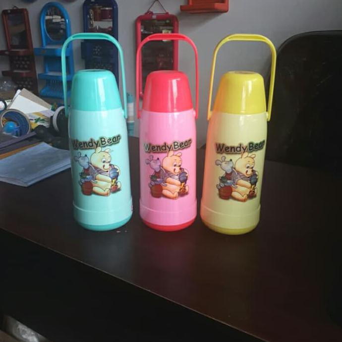 Termos Shinpo 600ml Termos Mini Termos Air Panas Kecil Hijau Muda