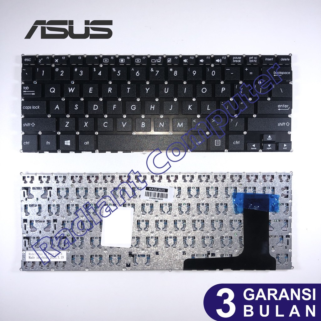 Keyboard Asus E203 E203N E203NA E203NAH E203M E203MA E203MAH BLACK