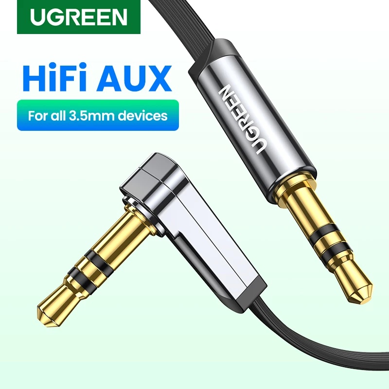 Ugreen Kabel Aux 3.5mm Untuk Audio Mobil / Headphone