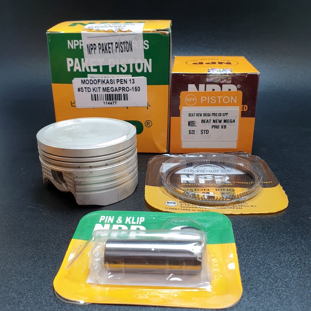 PISTON KIT SEHER CUSTOM PEN13 MEGAPRO-150 STD-100 NPP