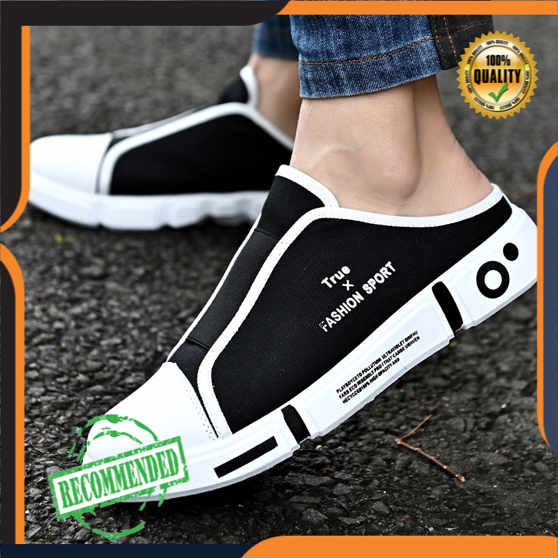 2021    Sandal Pria Korea  Tren Pria Priba Sandal TumitGratis Sepatunya Mahasiswa semi Sandal Sepatu