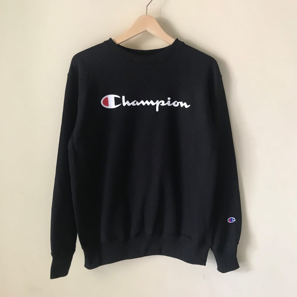 

CREWNECK CHAMPION SCRIPT FULL LABEL