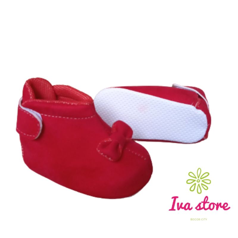 Sepatu bayi perempuan boot pre walker lucu free bungkus kado