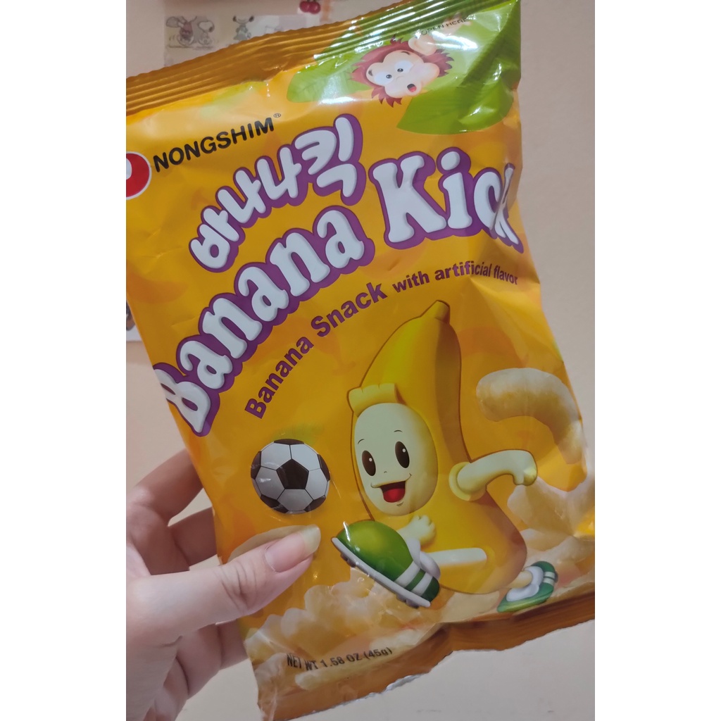 Jual Nongshim BANANA KICK KOREAN SNACK MAKANAN RINGAN KOREA