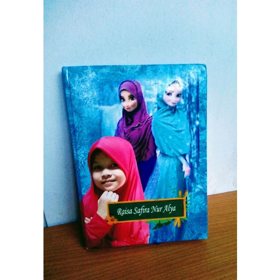 

iqro 1-6 + juz amma isi buku kertas HVS putih hard cover bisa pake nama dan foto, tema bebas