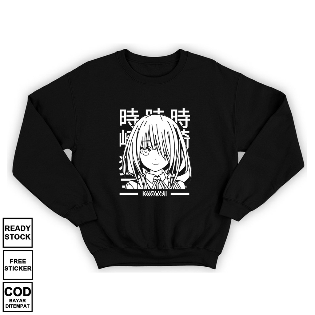 SWEATER WAIFU ANIME MANGA KURUMI TOKISAKI DATE A LIVE BAJU JEPANG JAPAN CULTURE COSPLAY NIGHTMARE SH