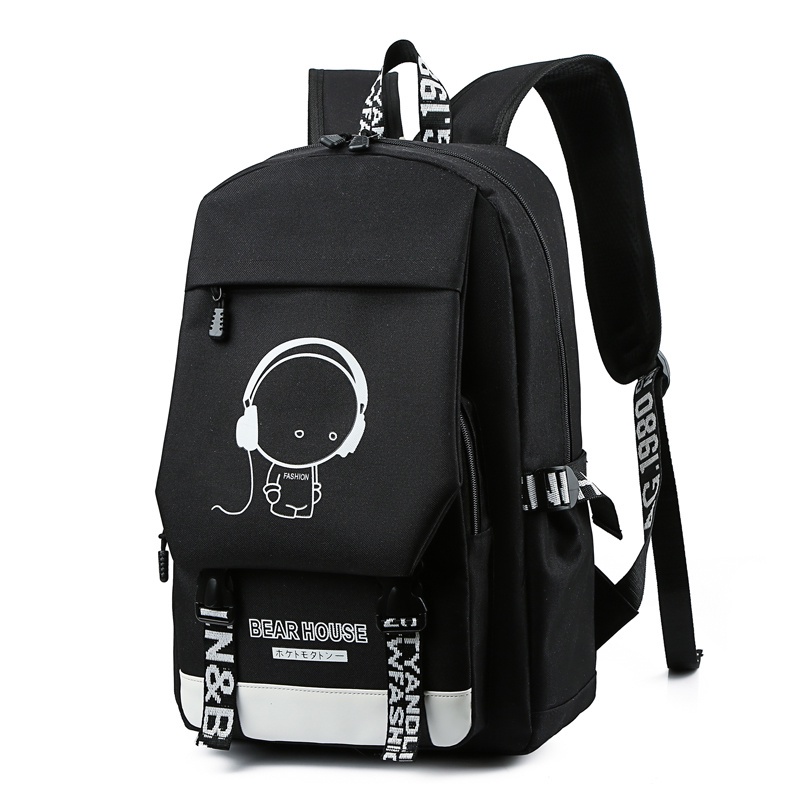 COD Highland Tas Ransel Sekolah Ransel Backpack Sekolah Pikhacu Tas Punggung Tas Laptop TR603