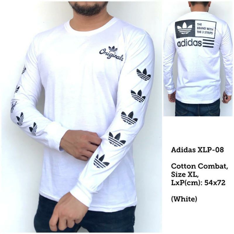 Kaos Lengan Panjang Adidas