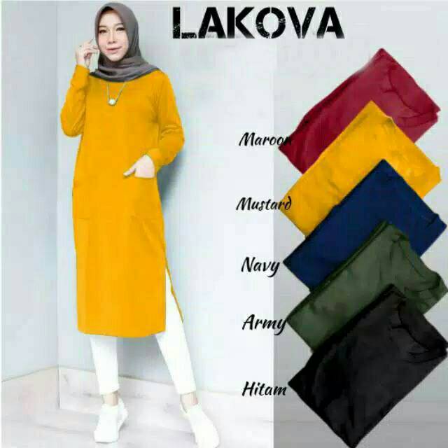 Tunik Lakova( Ld 110 cm pjg 100 Cm)