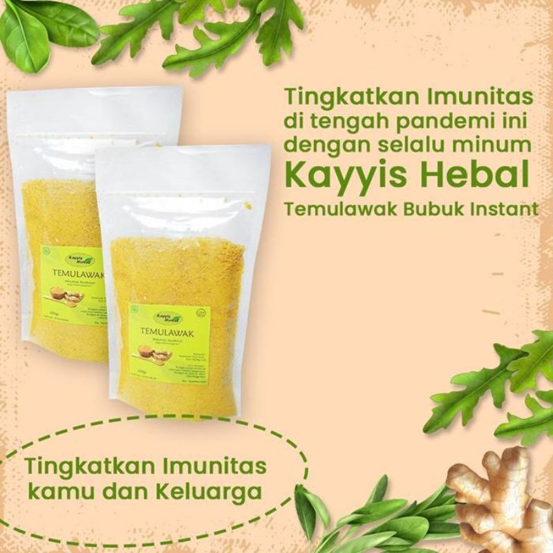 

Temulawak Bubuk Instan 250gr/minuman Herbal