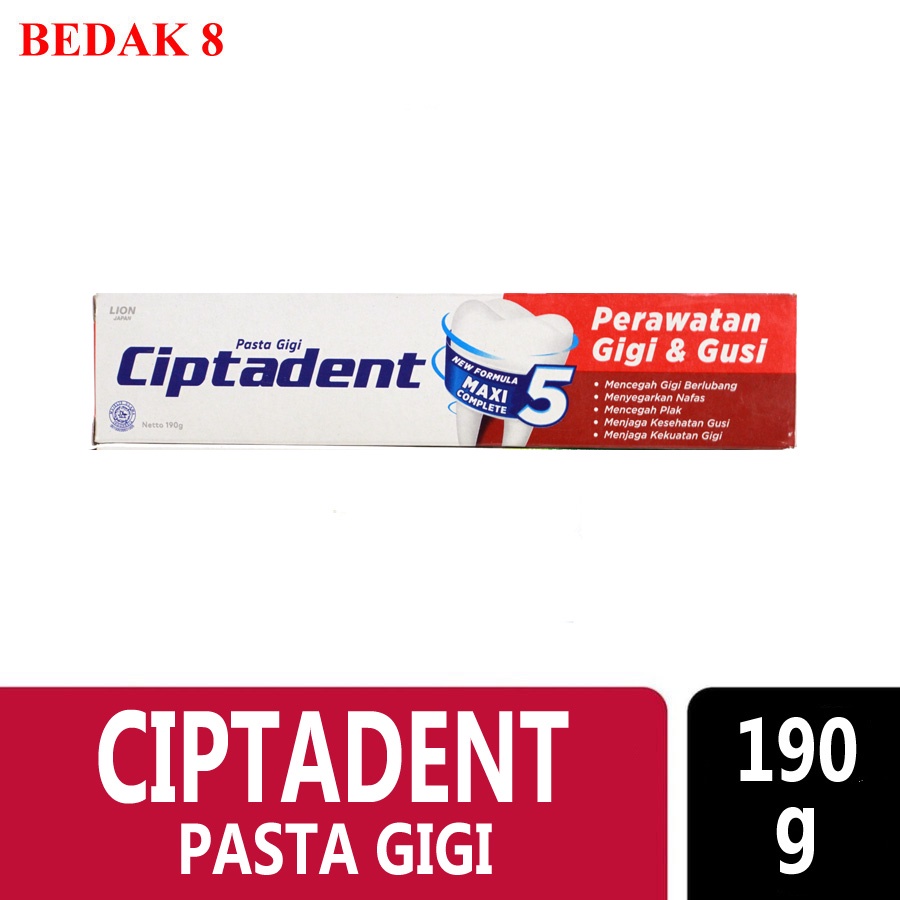 Ciptadet Pasta Gigi 190 gr/ Ciptadent Tooth Paste 190 g