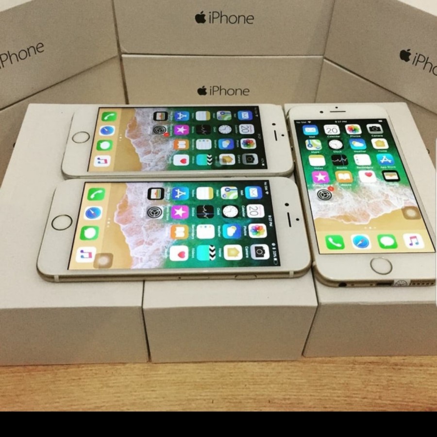 100% Asli Iphone 6 128GB 64GB 16GB Fullset Second Original Ex Inter