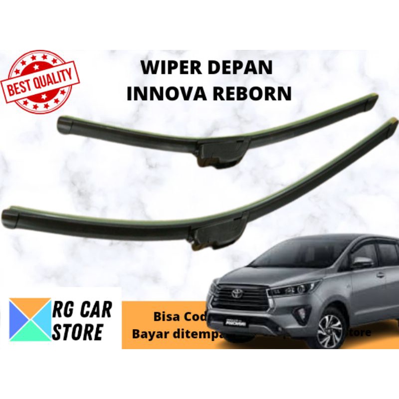 WIPER INNOVA REBORN FRAMELESS ISI 2PCS  BERKUALITAS TINGGI DIJAMIN PNP