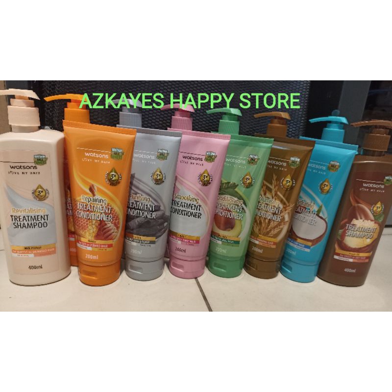 WATSONS treatment shampoo 400 ml / shampoo watsons / conditoner treatment