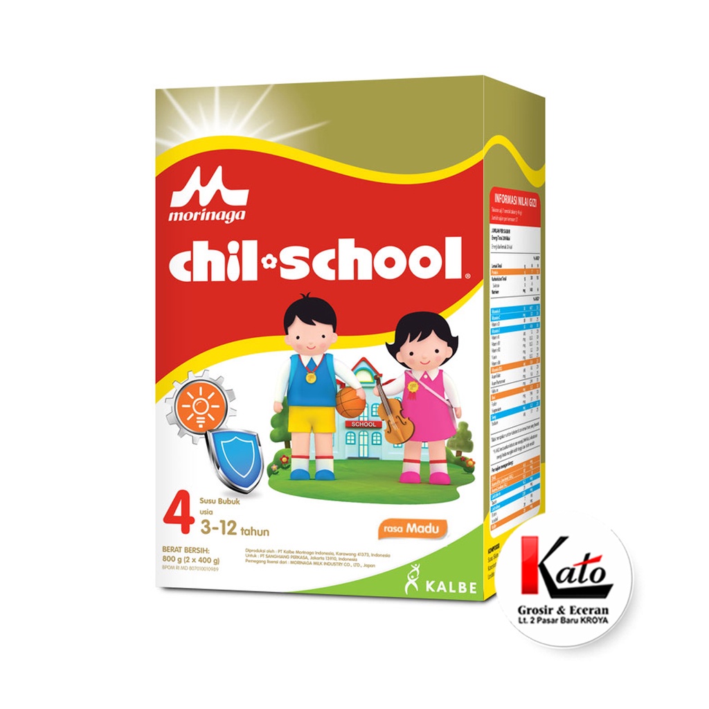 

Chil School Gold 4 (3-12 thn) Madu 800gr Box