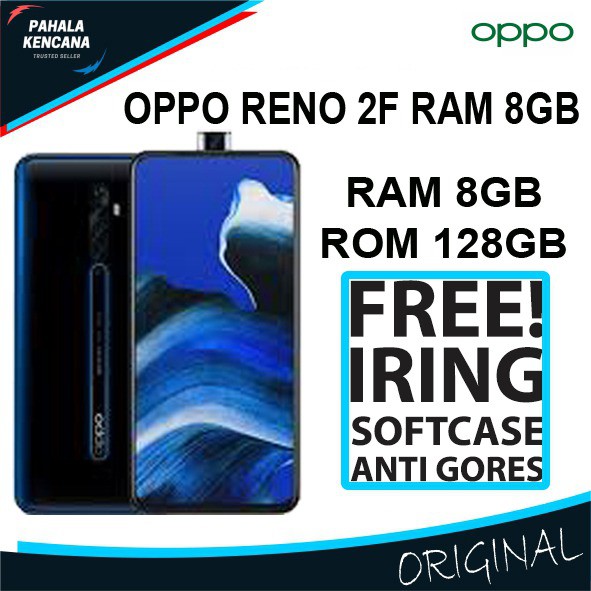 OPPO RENO 2F RAM 8GB ROM 128GB GARANSI RESMI OPPO