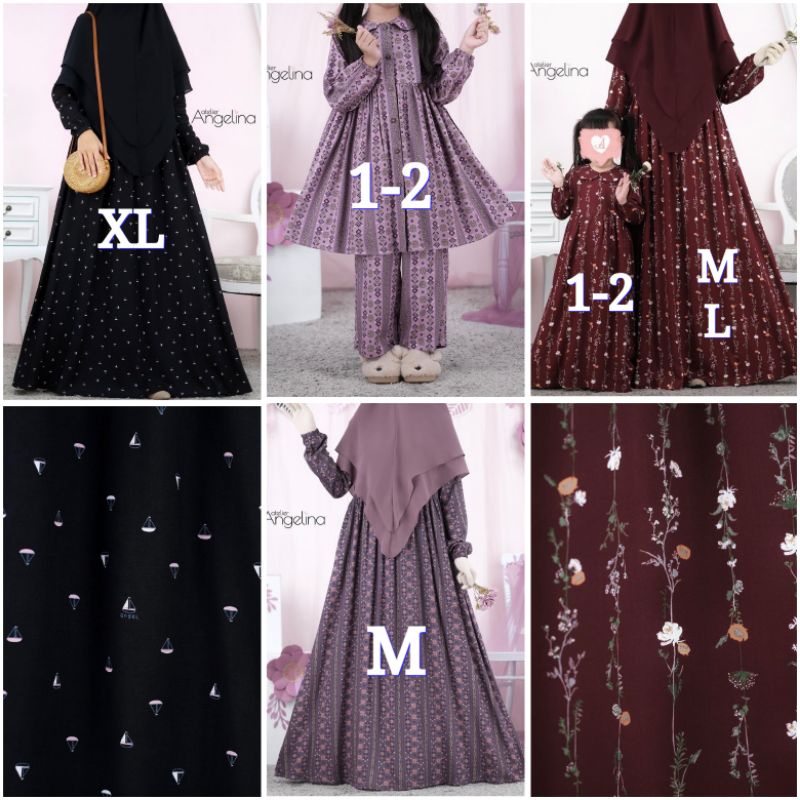 OPOR September 1.9 9.9 Sarah Versailles Fudge size M, Little zahra Versailles mulberry size 1-2, Sha