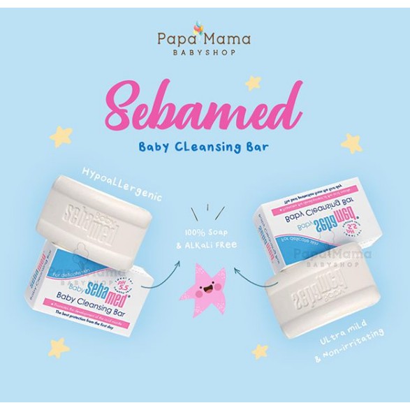 Sebamed Baby Cleansing Bar 100gr Sabun Batang Bayi 100gr