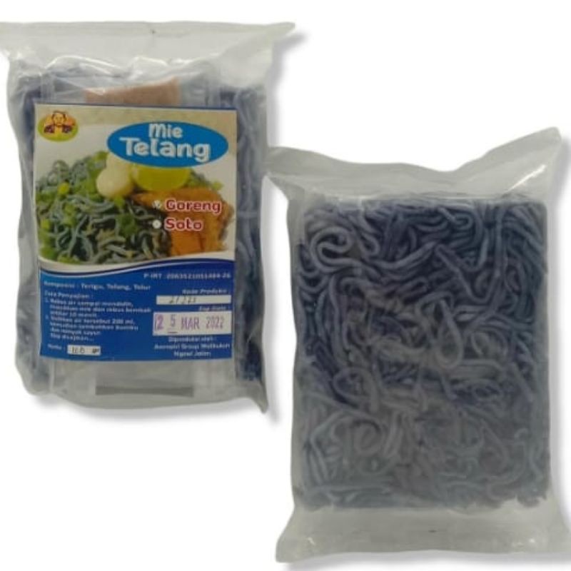 

Mie Telang Goreng dan Kuah