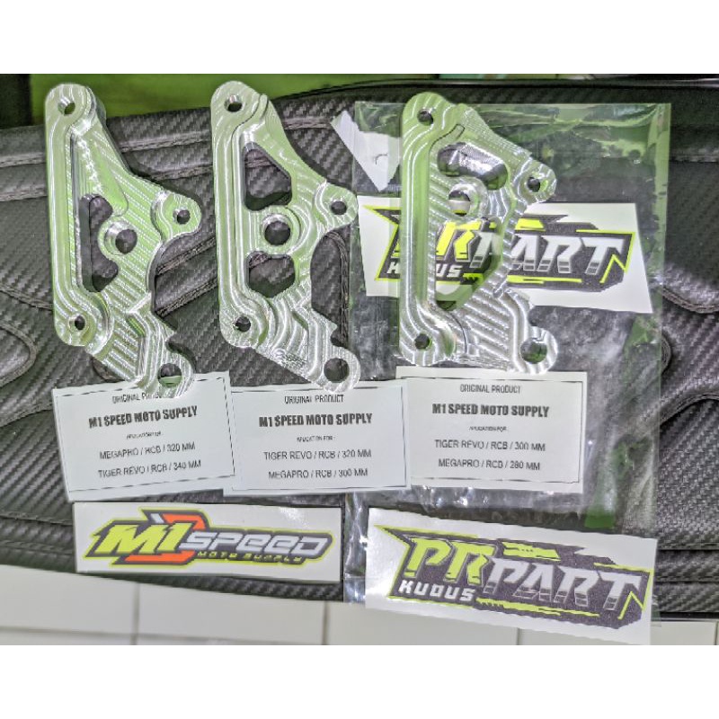 GRATIS ONGKIR BREKET KALIPER RCB DISC 300 320 mm TIGER MEGAPRO VERZA CB150R OLD TIREV REVO MP NMP br