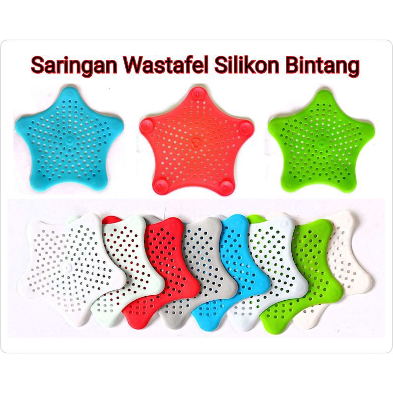 Saringan Air Wastafel Silikon Bintang