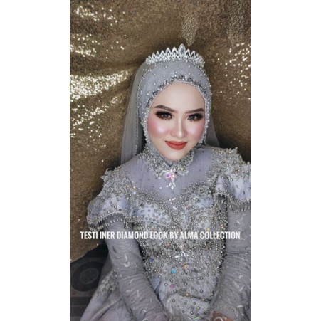 (COD) /hiasan hijab/diamond look