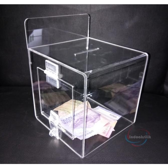 

BAYAR DITEMPAT Kotak amal/saran acrylic MURAH Kode 721