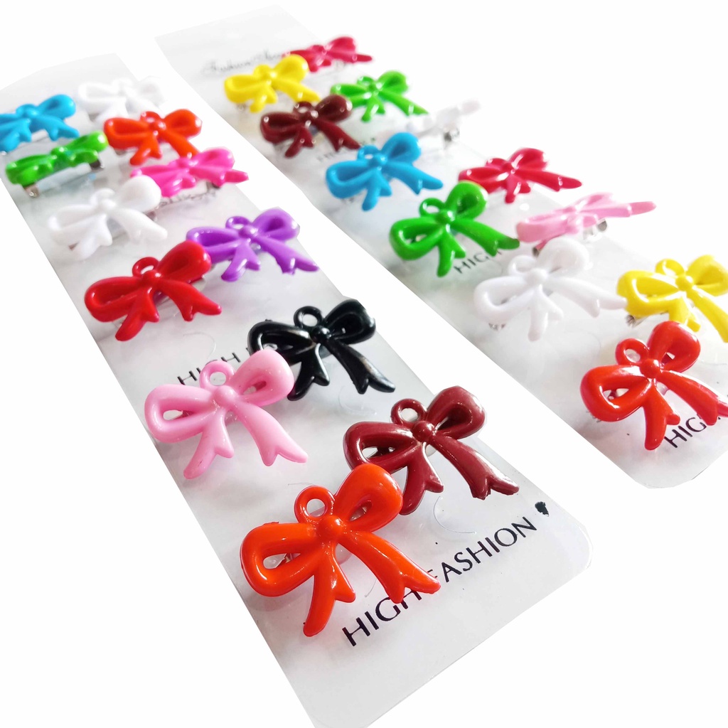 1 lusin (12 pcs) Bros Anak seri Dagu Simpul Warna