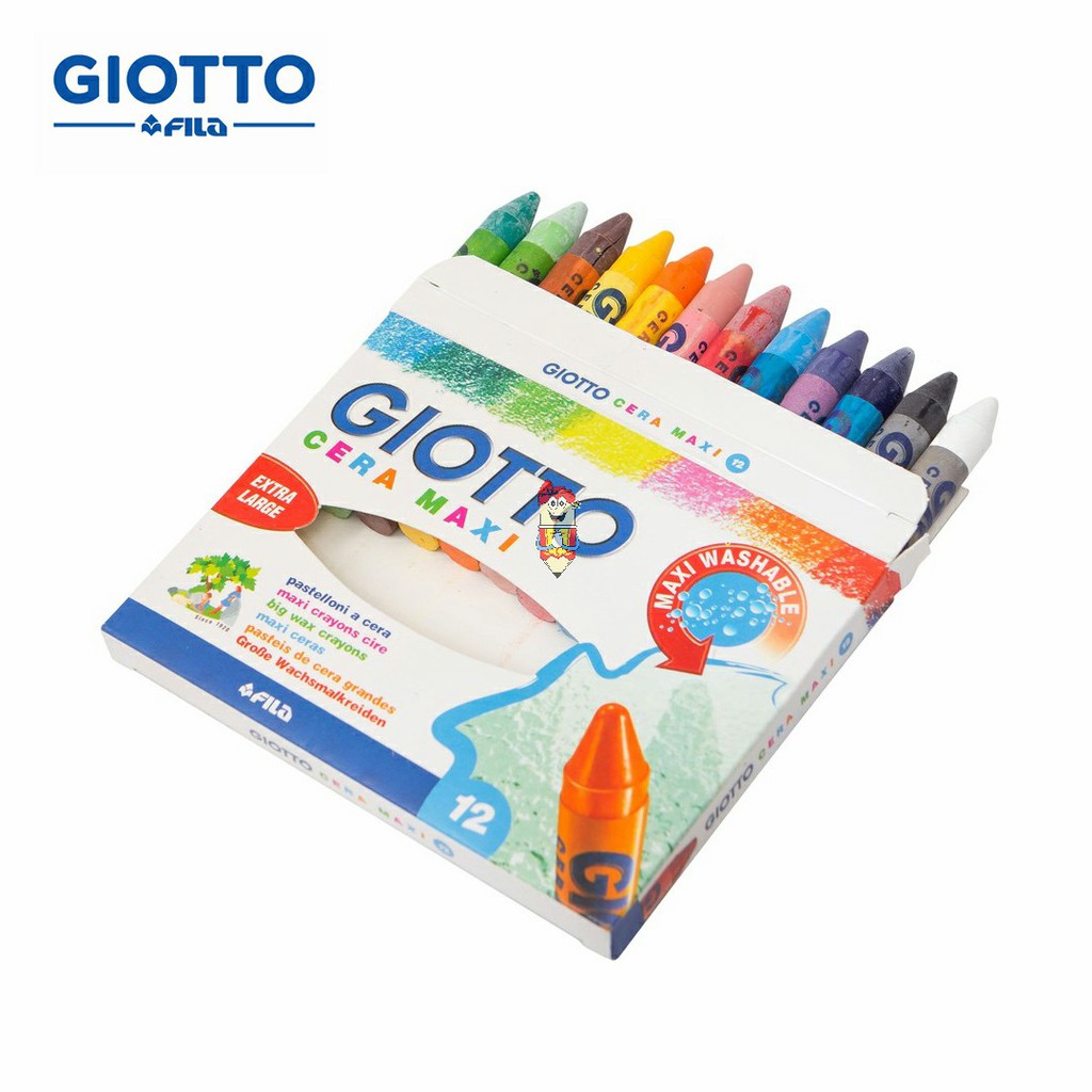 

Crayon Giotto Cera Maxi 12 Colors