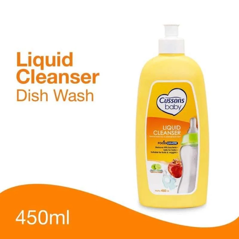 Sabun Cuci Botol Bayi Cussons LIQUID CLEANSER 300 ml + 100 ml CUSSON BABY Pelengkapan Bayi cuson