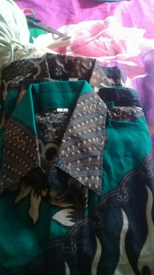 Kemeja Batik Lengan Panjang Anak Cowok Baju Batik Anak Cowok Batik Anak Laki Laki Size S M L Xl