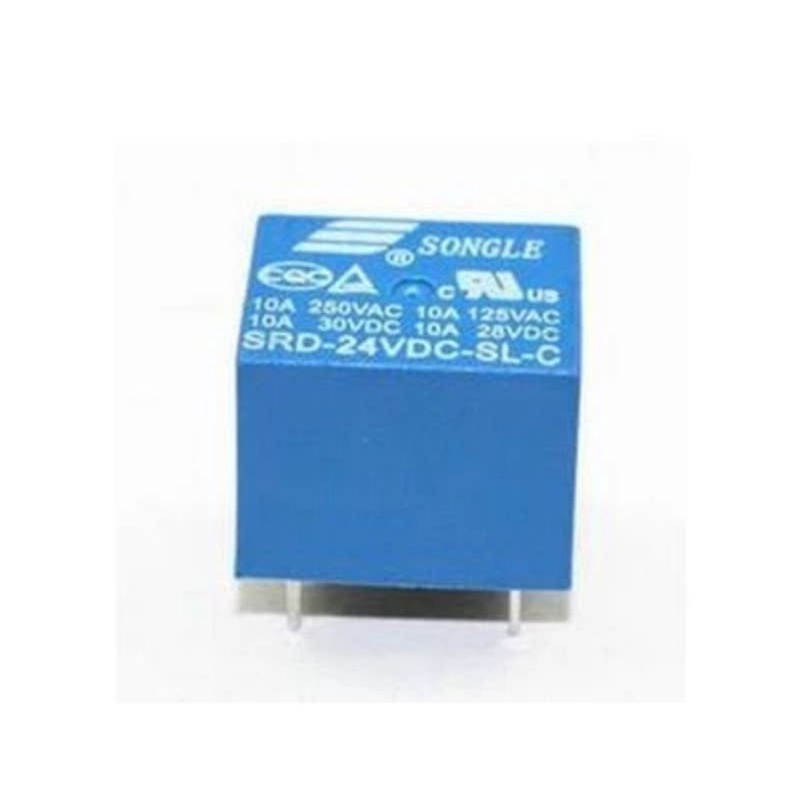 SONGLE mark Relay 24V 24Volt SRD-24VDC-SL-A 10A 250V AC 5p 5pin