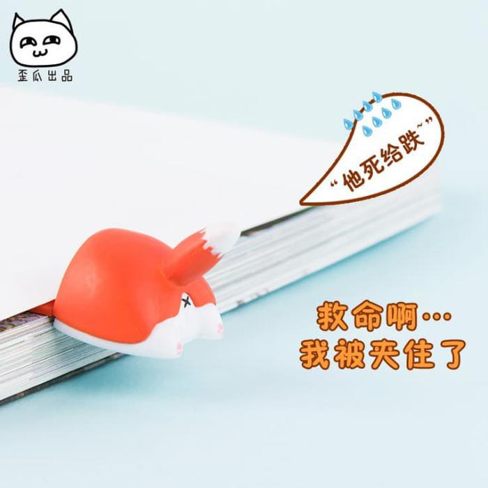 

Pembatas Buku Unik / Bookmark Edisi Ekor Animals Imut Lux Limited