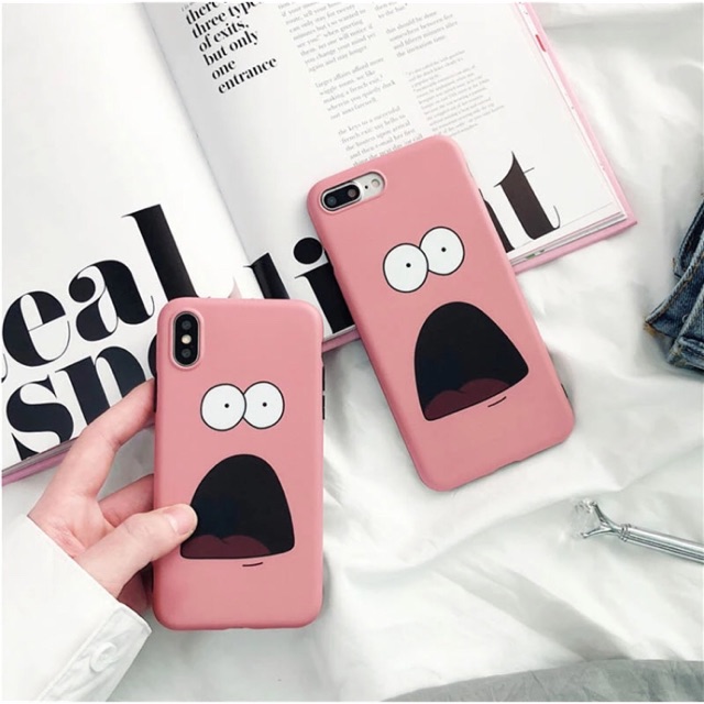 READY STOCK Softcase iPhone Patrick Lucu Pink | Case | Casing