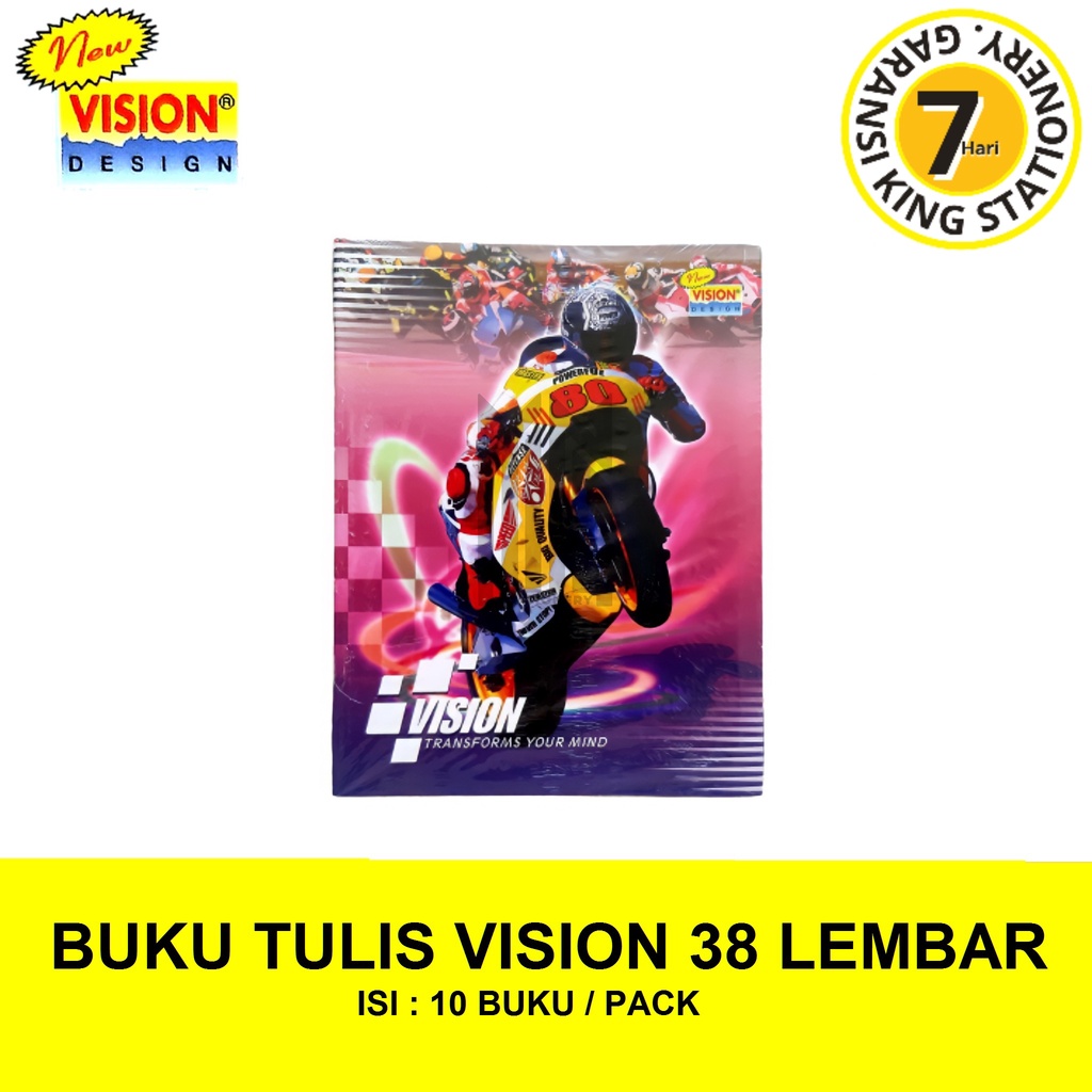 

BUKU TULIS 38 LEMBAR VISION