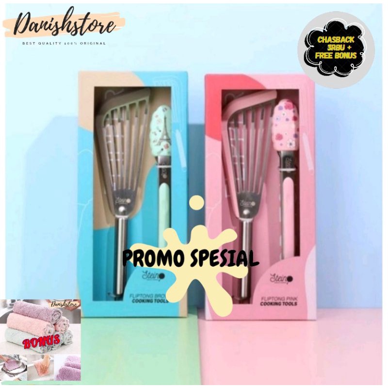 Stein Cookware FLIPTONG - Flipper Stein + Food Tong Stein