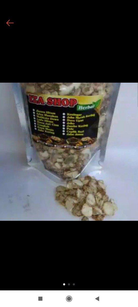 Kunyit Putih/ Temu Mangga Kering 200 Gr