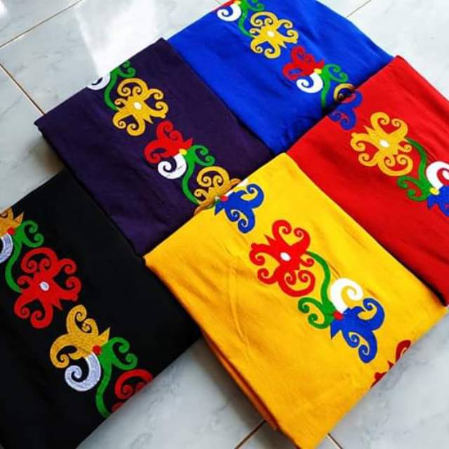 GANDEWA TENUN || KAIN TENUN SULAM BORDIR DOLBY ETNIK TRADISIONAL MOTIF CUMI KHAS KALIMANTAN