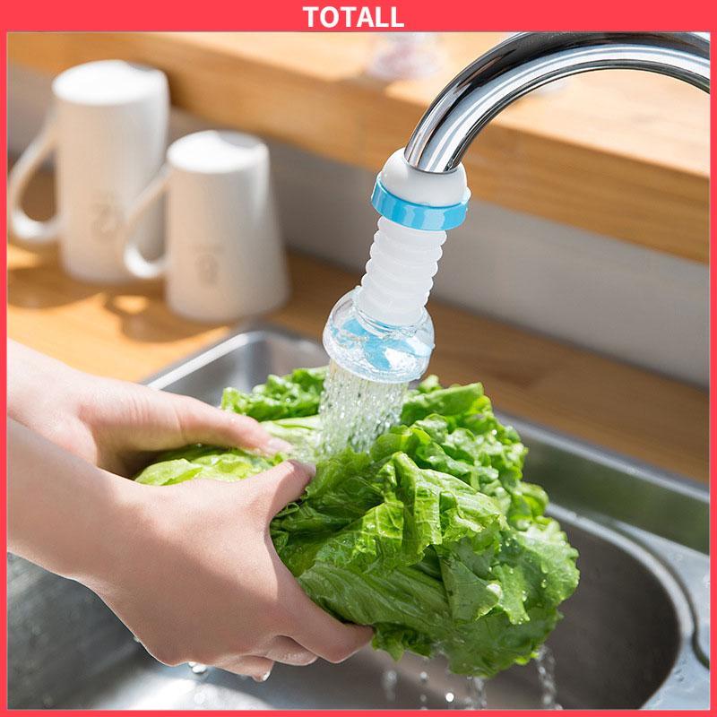 COD Faucet Splash-proof Head Diperpanjang Ekstensi Nozzle Filter Dapur Aerator Yang Dapat Diputar-Totall